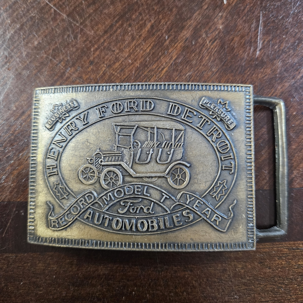Vintage Ford Belt Buckle